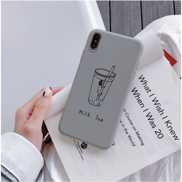 Milk Tea Softcase Printing oppo a71 f1s f1 plus f9 a83 f11 pro f7 f5 redmi 5a j6 plus m20 y91 y71 v9