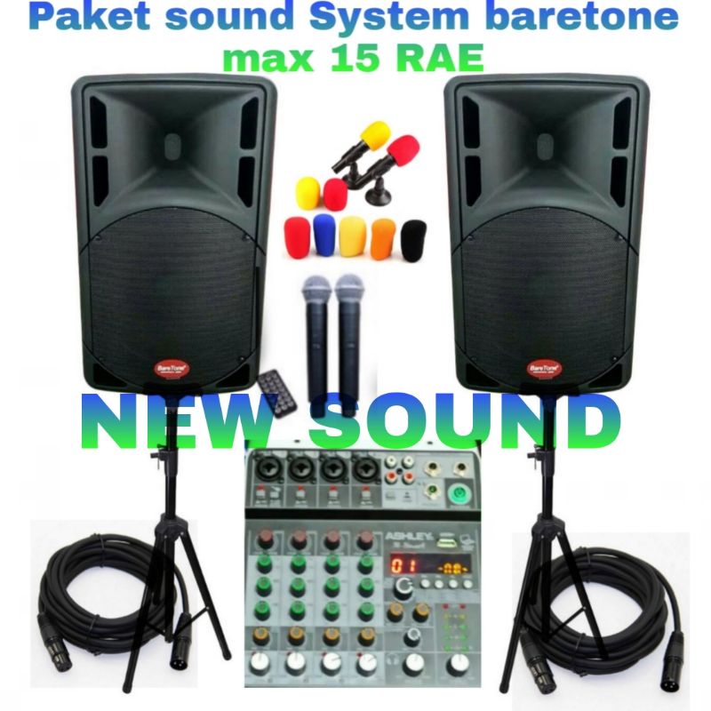 Jual Paket sound system Speaker baretone komplit siap karaoke paket