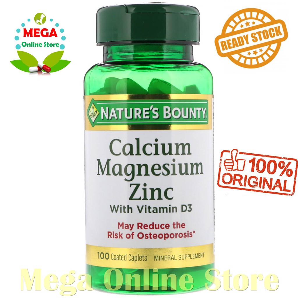 Natures bounty calcium magnesium