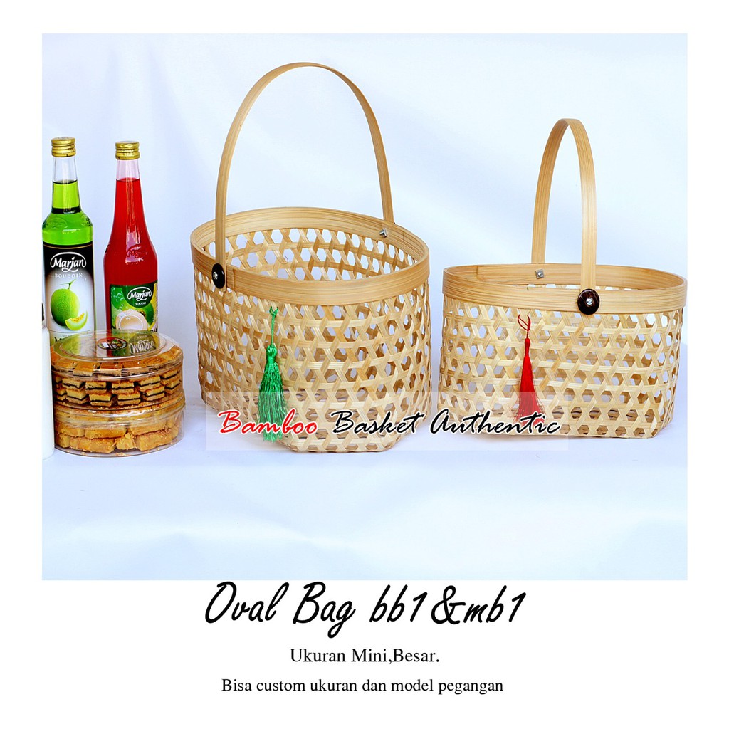 Jual Tas Bambu Kenanga Keranjang Bambu Kenanga Kemasan Hampers Bambu Keranjang Bunga Tas 2065