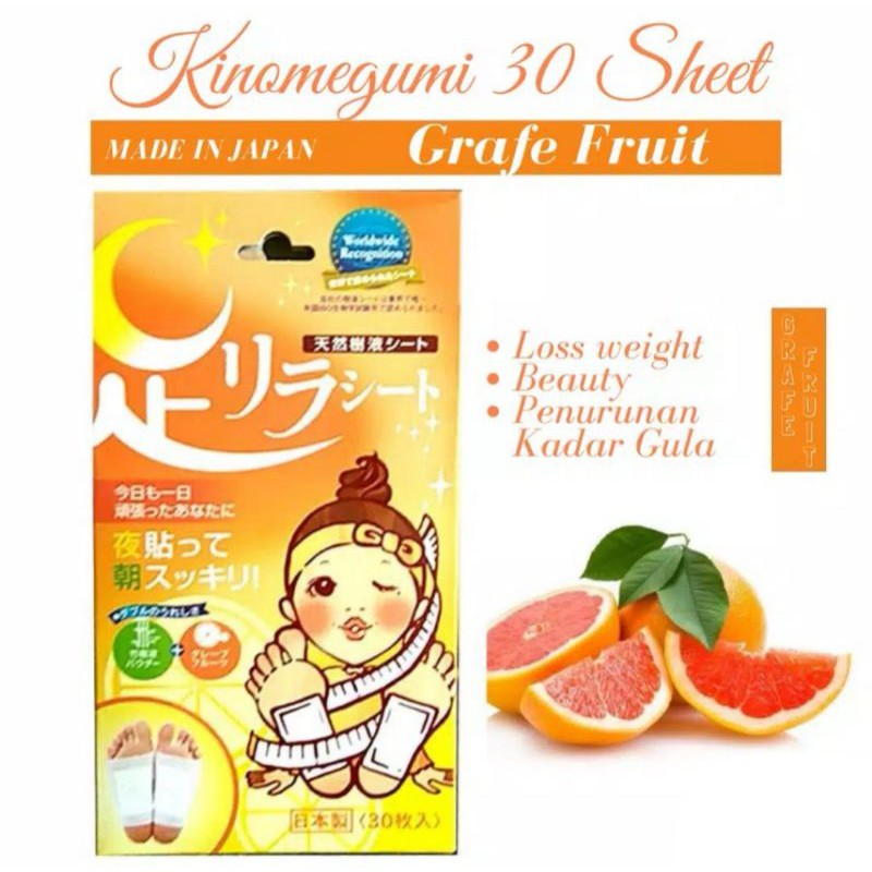 kinomegumi Detox Foot Patch Tempelan Kaki