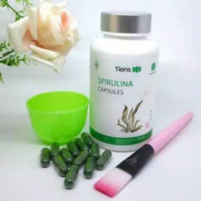 MaskerSpirulina Original Tiens Murah/ MaskerSpirulina Tiens/ MaskerSpirulinaTiens-tiens sehat