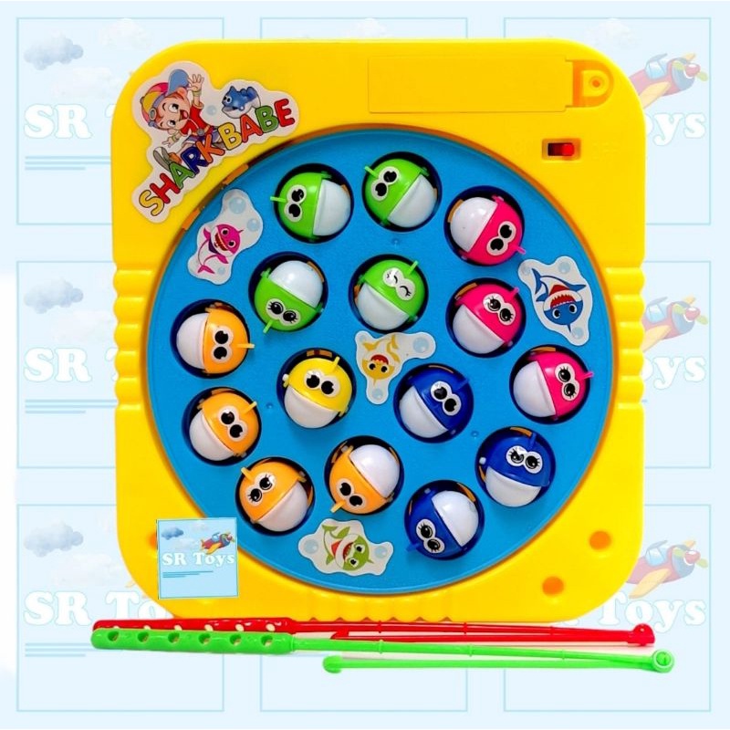 Mainan Pancingan Pancing Fishing Game Baby Shark BISA COD