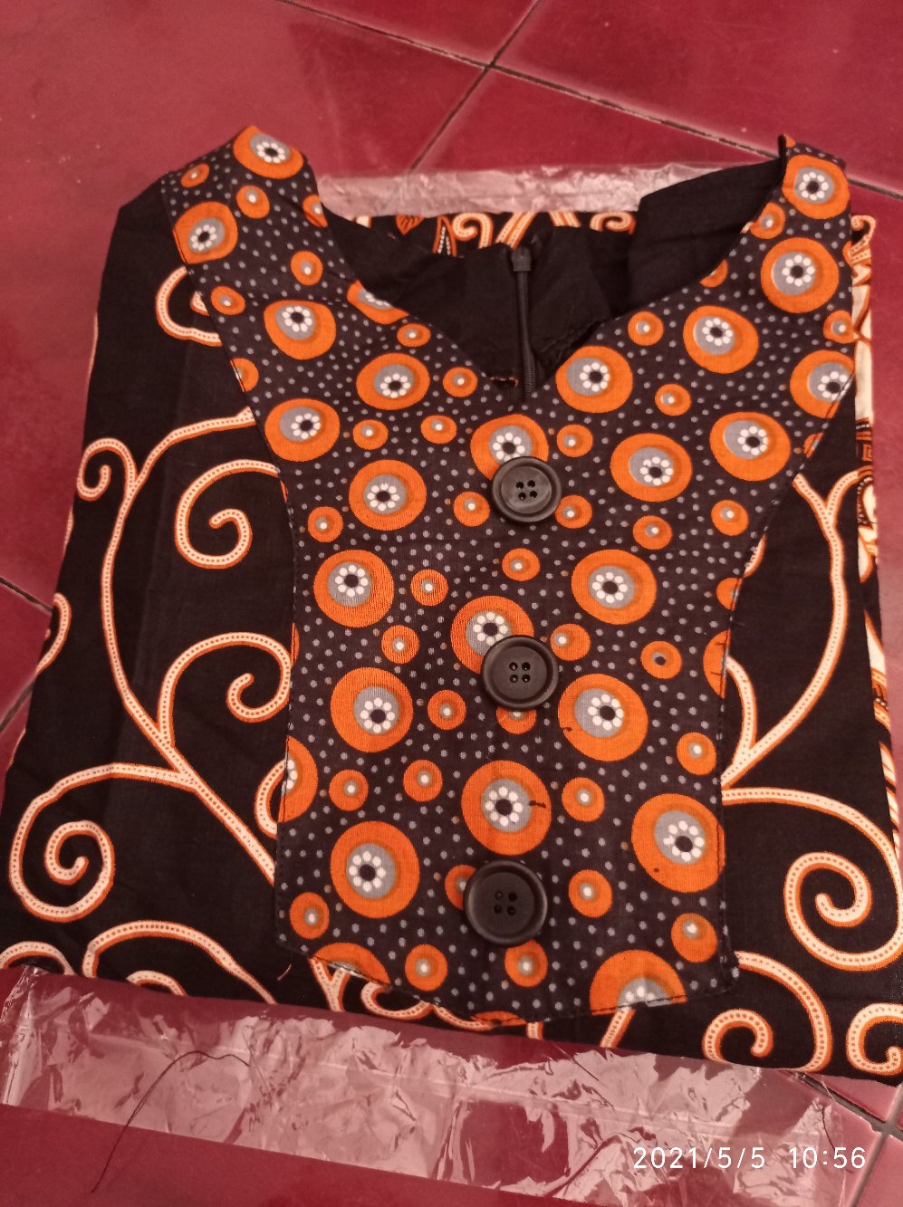 Atasan Batik Wanita Tunik Jumbo Ld 140 Motif Banyak