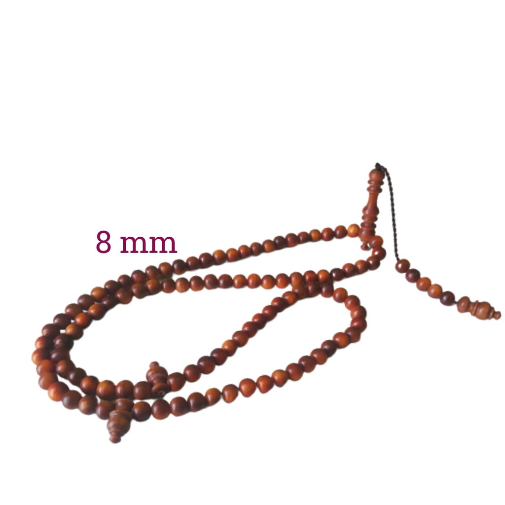 Tasbih kayu gaharu agatis 99butir 8mm/kayu Raja / tasbih agathis / tasbih kayu agatis / tasbih raja