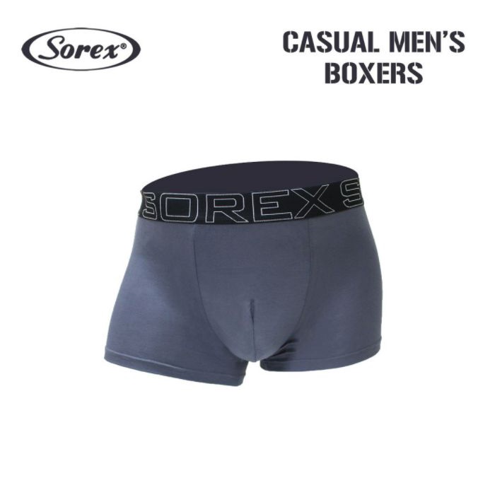 ( 1 Kotak isi 3 Pcs ) Boxer Pria Sorex Cotton Bamboo Fiber CD Lk M 2012 - Pakaian Dalam Pria