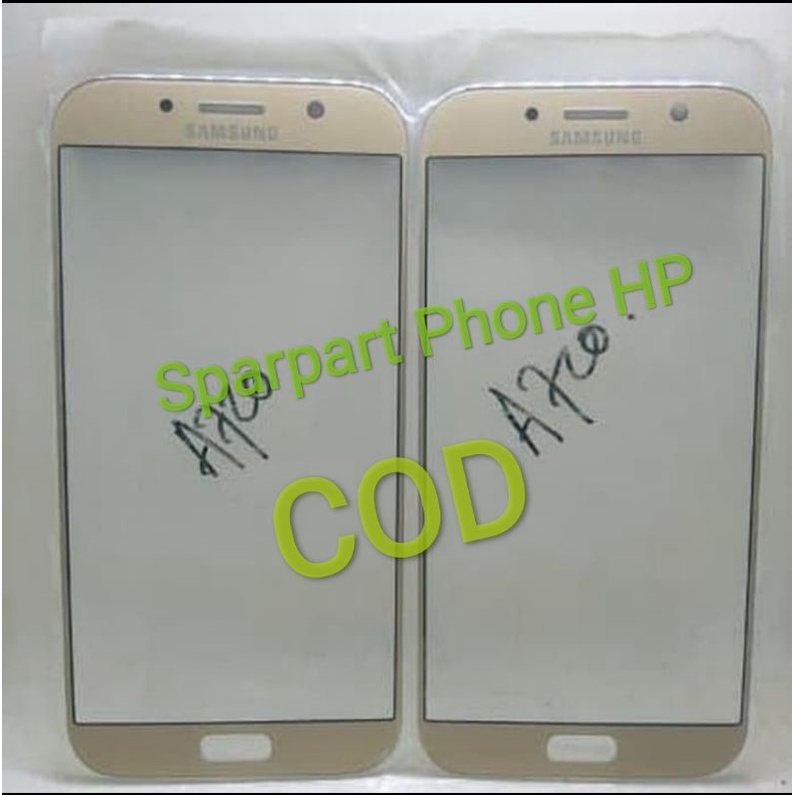 Kaca lcd kaca depan lcd gorilla glass samsung galaxy A720 A7 2017 Ori