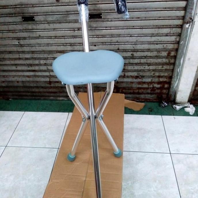 Tongkat kursi duduk lipat Avico