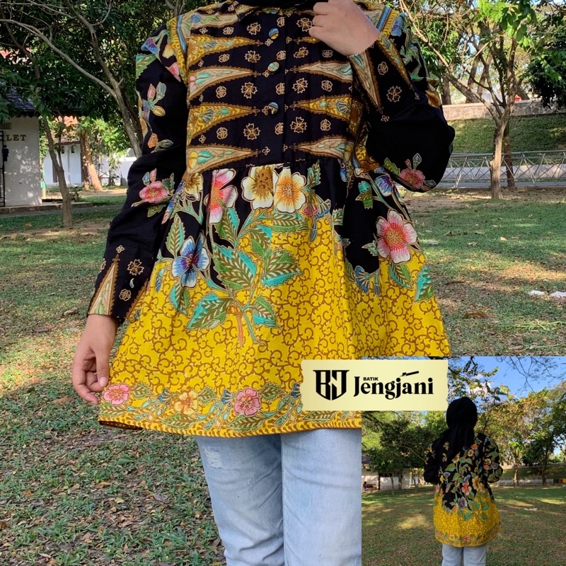 Blouse Batik Arimbi - Batik Kerja Kantor Wanita Murah Batik Solo premium cantik modern