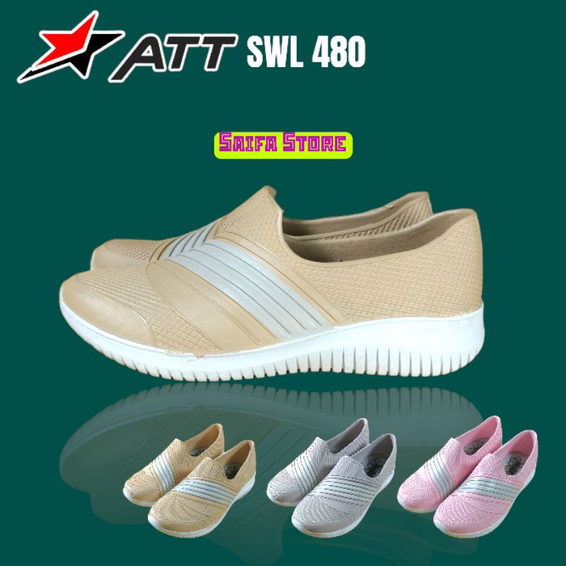 Sepatu Wanita Original ATT SWL 480 Warna Sepatu Wanita Murah Sepatu Karet Wanita Import