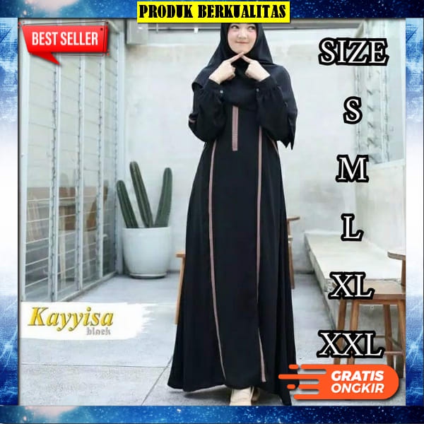 Gamis Syari Remaja Wanita Muslim Terbaru Dress Gamus Syarii Baju Games Fashion Muslim Lebaran Murah 