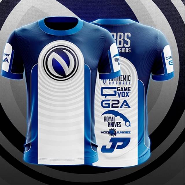  Jersey  Gaming Esport custom full printing  bahan Dryfit 