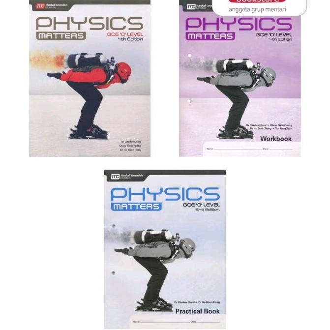 Physics Matters GCE 'O' Level Textbook 4th Edition Coursebook / Workbook / Practical Book