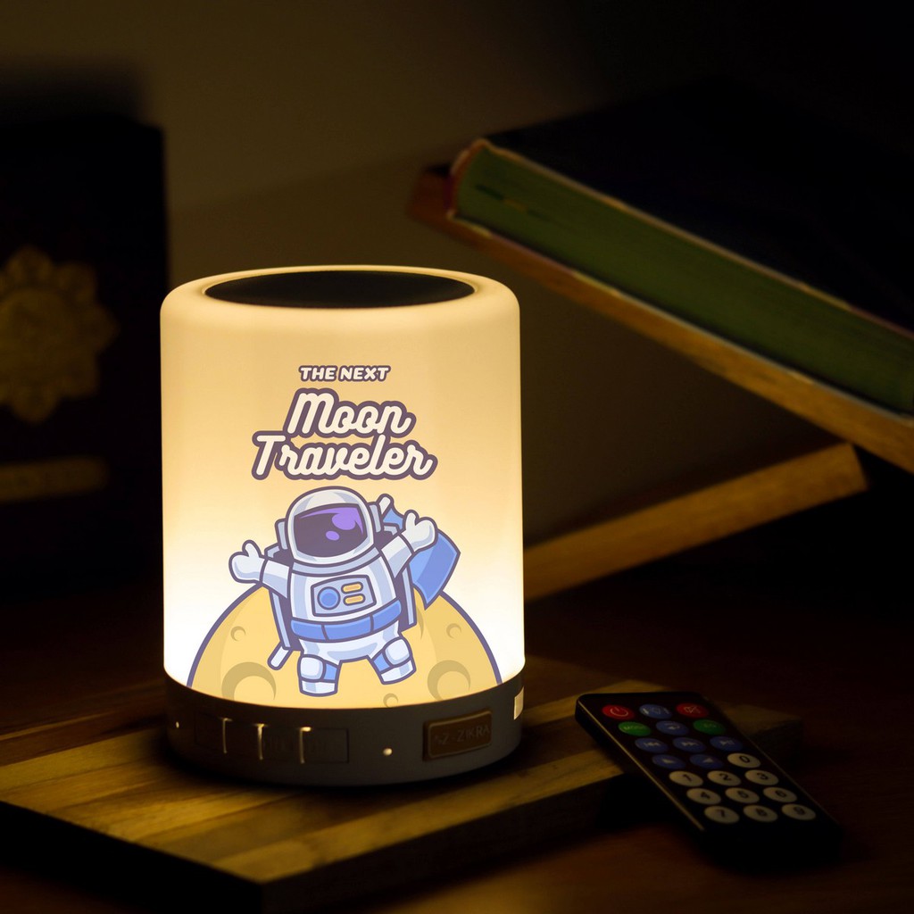 Hafiz Speaker Quran / Lampu Tidur Murottal Az-zikra Premium - HS Lamp Moon Traveler
