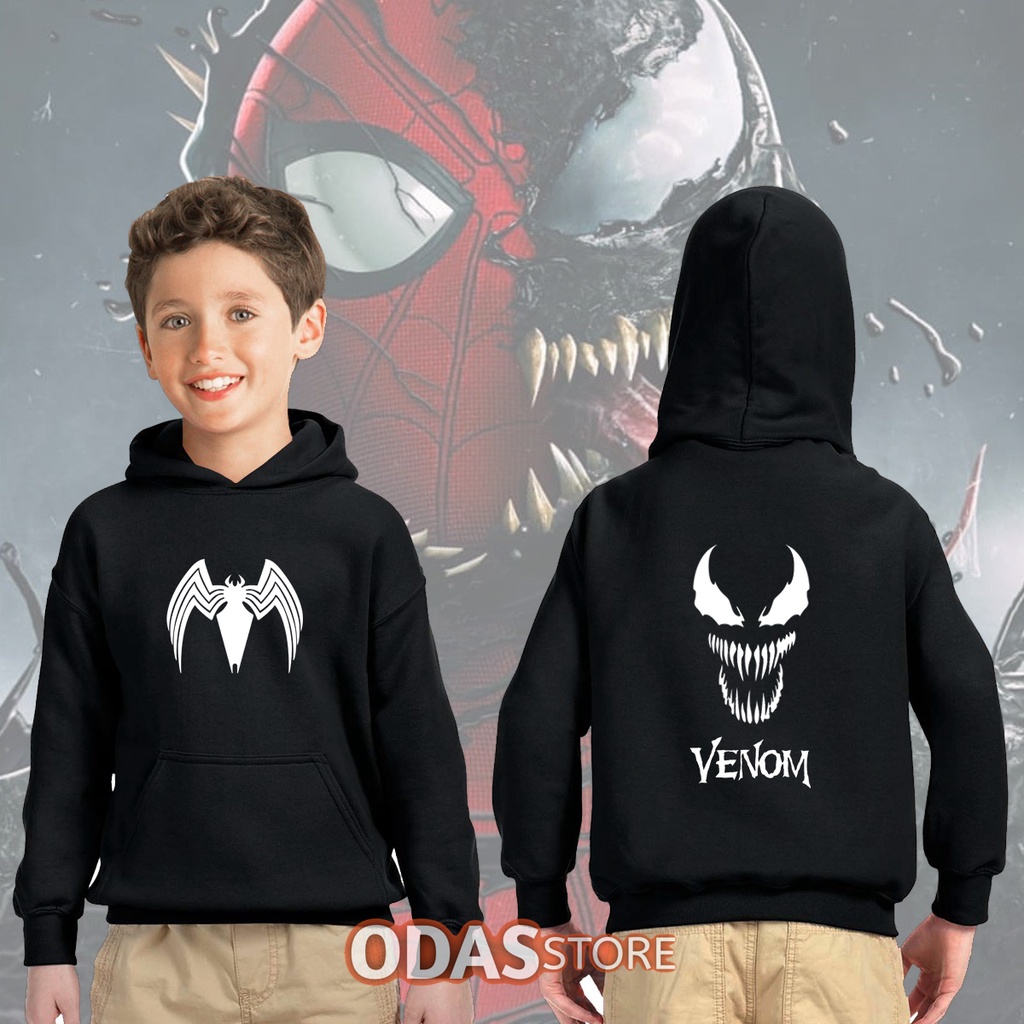 SWEATER Anak Hoodie VENOM & SPIDERMAN jaket Hoodie anak Spiderman