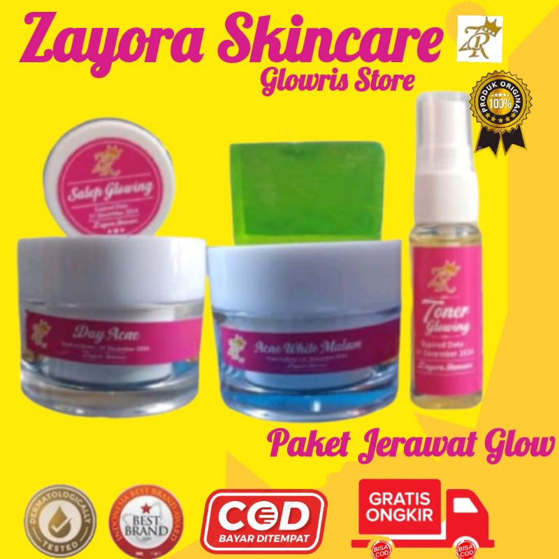 Paket Penghilang Jerawat Zayora/Paket Acne Zayora