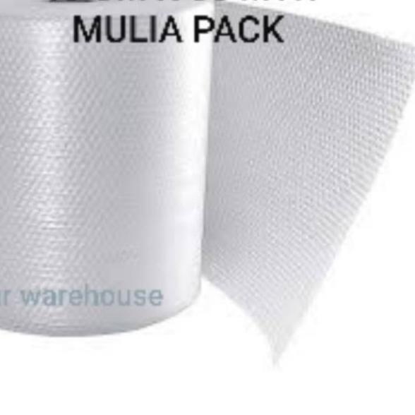 

Bubble Wrap Mulia Pack 40 cm x 50 meter, Bubble Wrapping Plastik Biru - Hitam