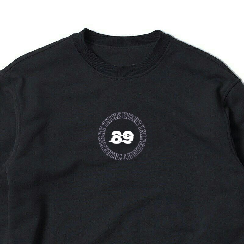 PV - CREWNECK EGTN SOMNIUM BLACK MOTIF SIMPEL / SWEATSHIRT CREWNEK PREMIUM ORIGINAL HIGH QUALITY PRIA WANITA