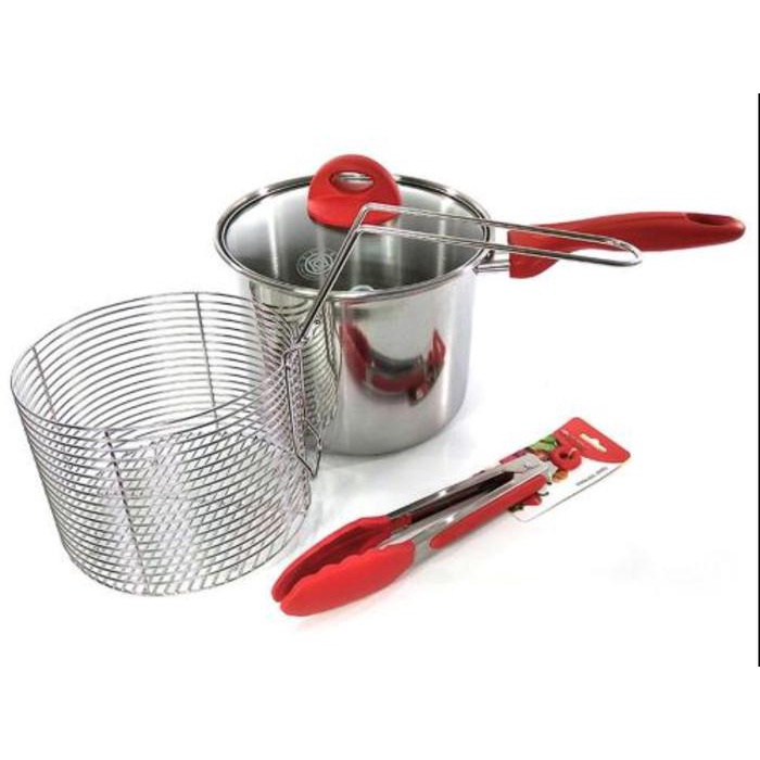 DEEP FRYER PAN (PANCI WAJAN GORENG KENTANG FRIED CHICKEN SERBAGUNA)