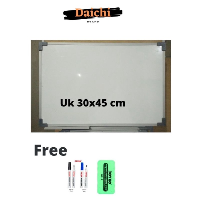 

Papan Tulis / Whiteboard Daichi Gantung Double Face Magnetic Uk 30 x 45