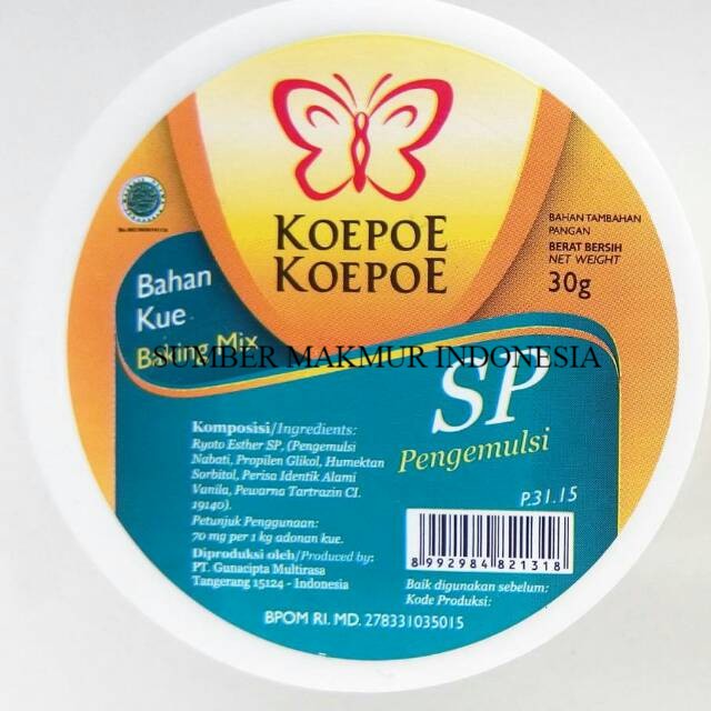 

SP PENGEMULSI, PENGEMBANG KOEPOE KOEPOE 30 GRAM- ECERAN