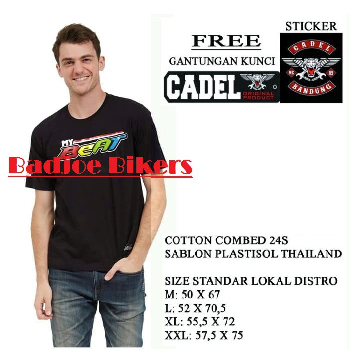 Kaos Honda Beat Baju Honda Beat T-shirt Honda Beat Kaos Honda Beat Polos COD