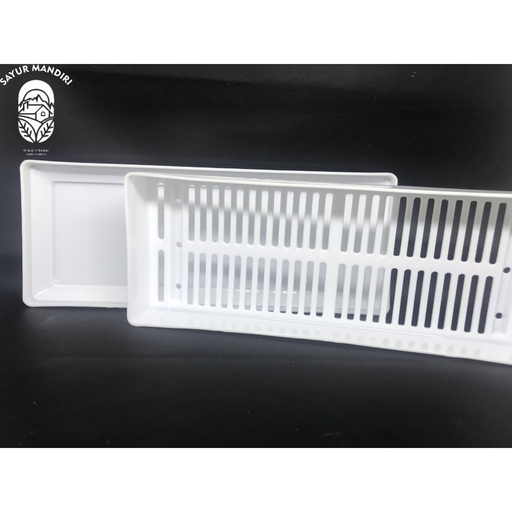 Paket Tray Microgreen + Rockwool + Benih Microgreen