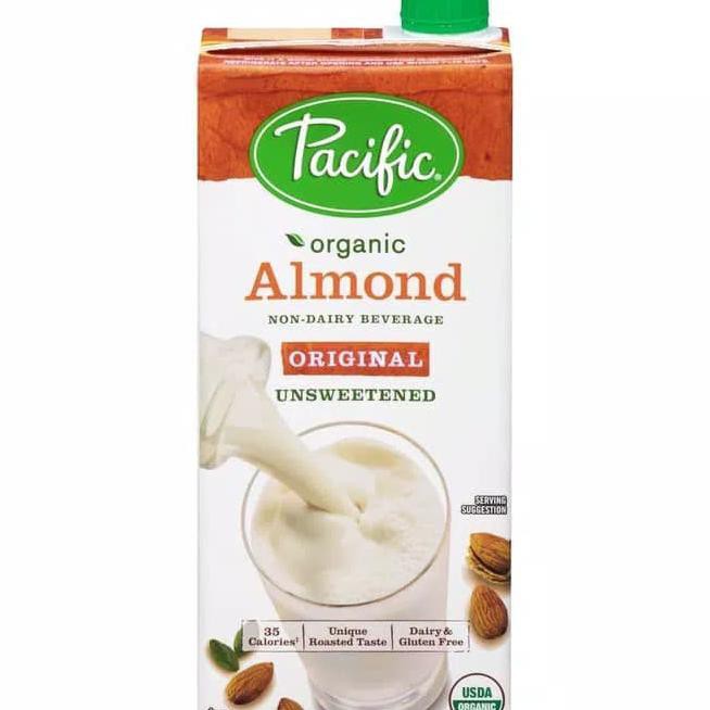 

z9uj pacific organic almond milk unsweetened 946 ml yrxd