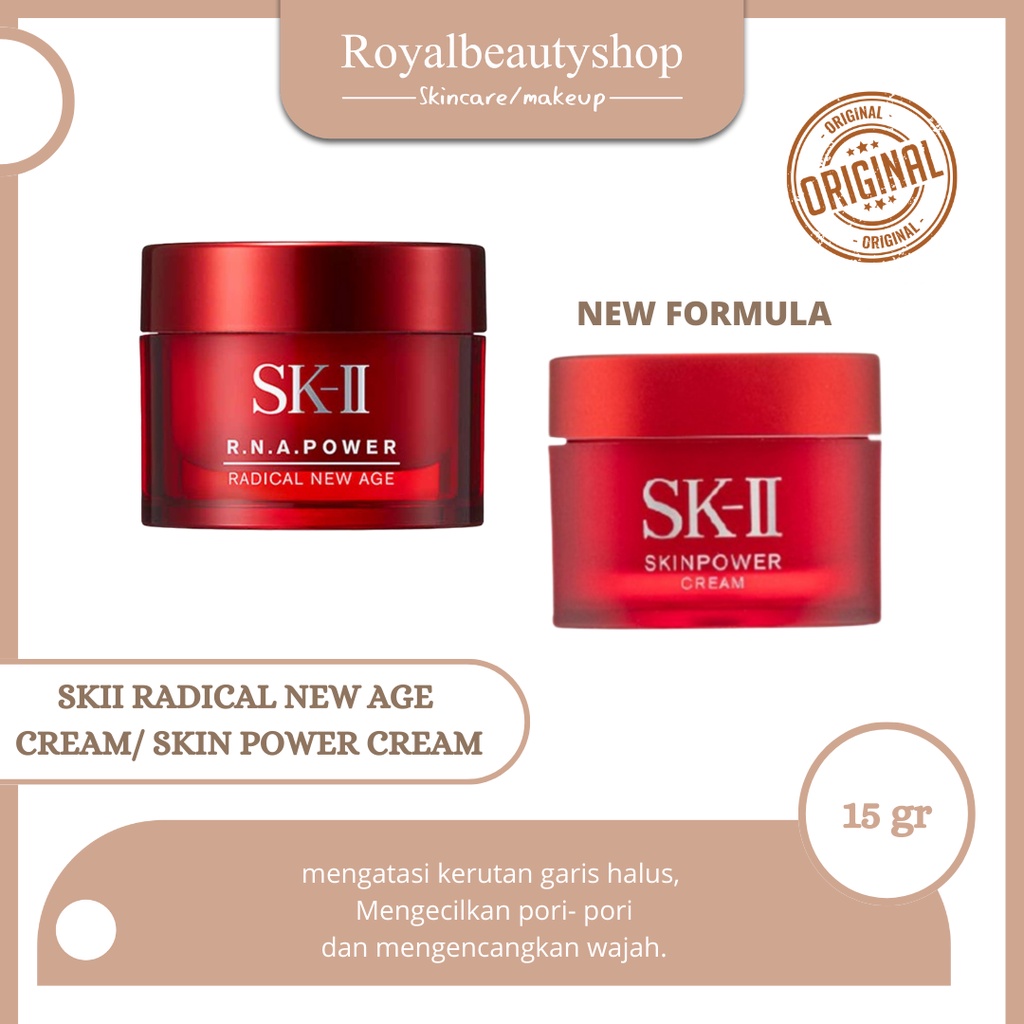 SKII SKIN POWER CREAM 15gr / Skin Power Airy Milky 15gr / Advanced Cream 15gr