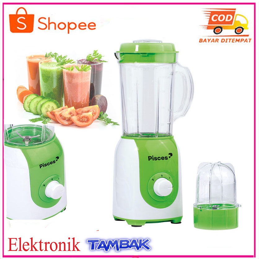 PROMO Pisces Blender Plastik 1 Liter PB102PL BERGARANSI