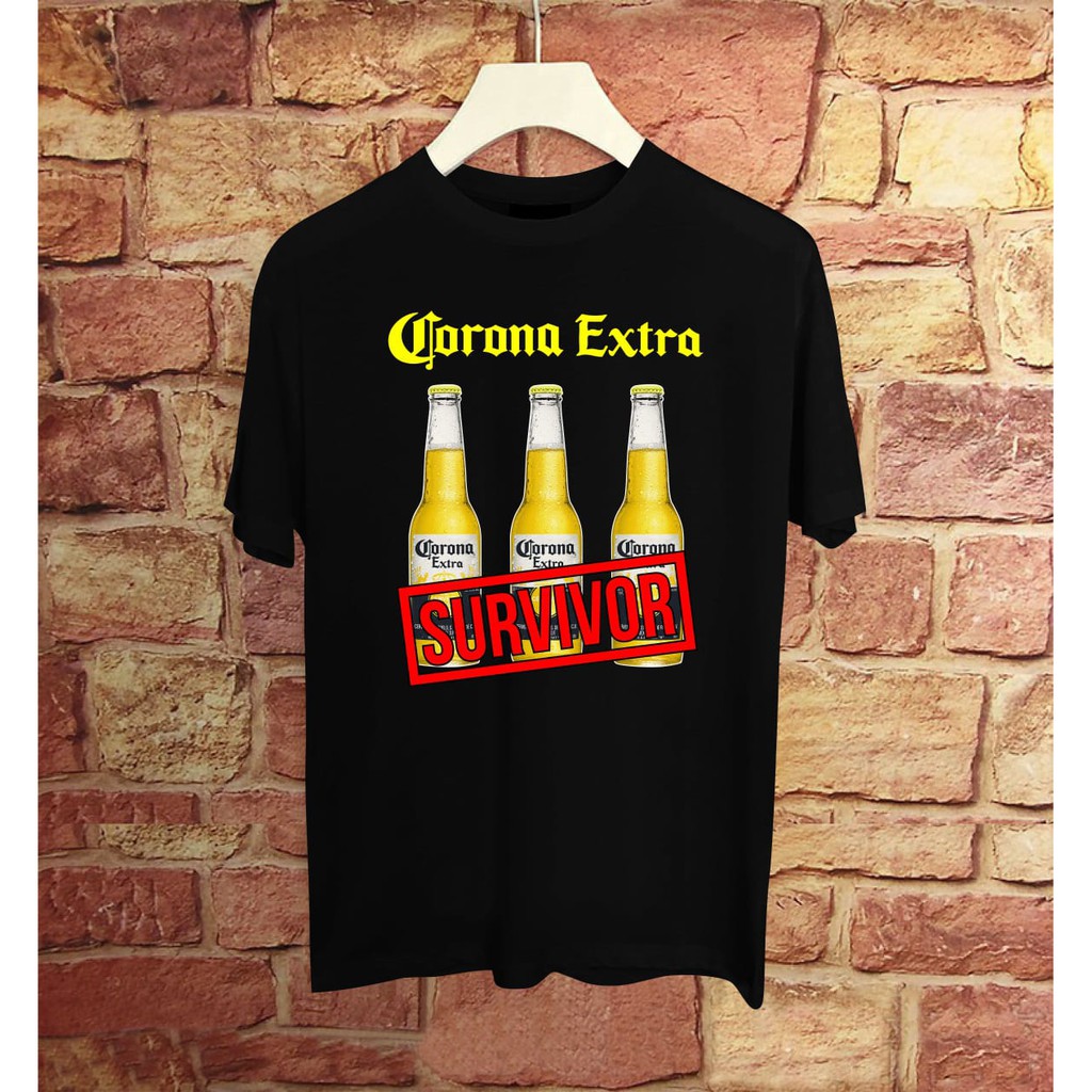 Kaos Oblong Distro Corona Extra Survivor