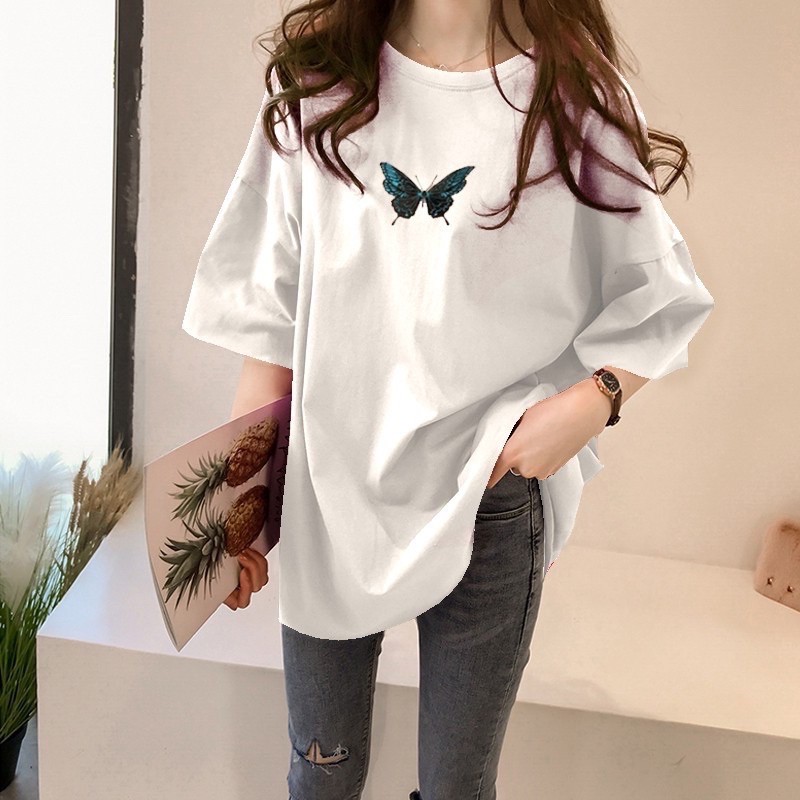 Kaos Oversize Wanita Kupu (LD 106, P 63)