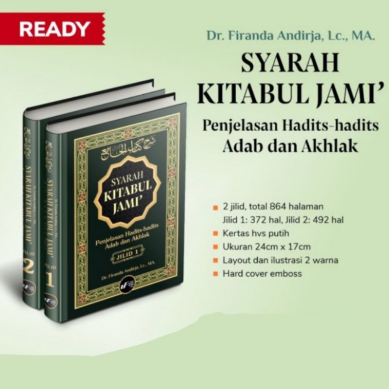 Syarah Kitabul Jami' karya Ustadz Firanda Andirja