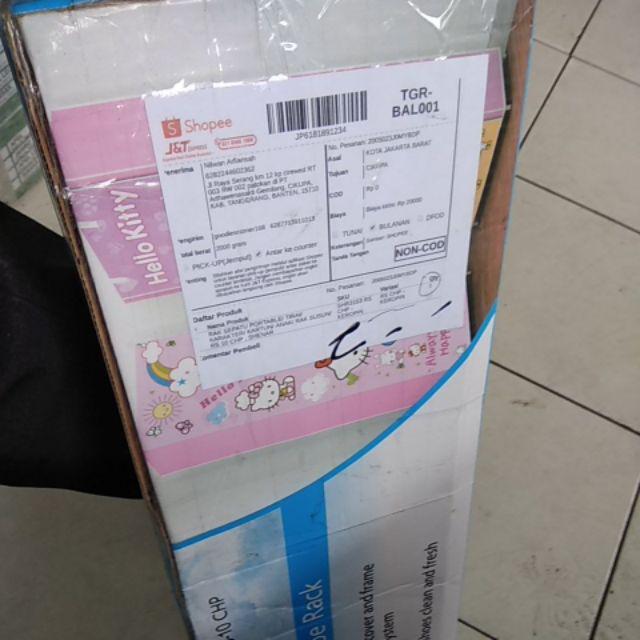 Rak Sepatu Portable/ Tirai/ Karakter/ Kartun/ Anak/ Rak Susun/ Rs 10 Chp , Shenar