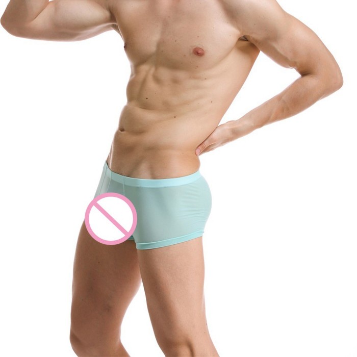 HOT DEAL PRIA CELANA DALAM BOXER SEXY BAHAN NILON BREATHABLE UNTUK HIGHT CLASS