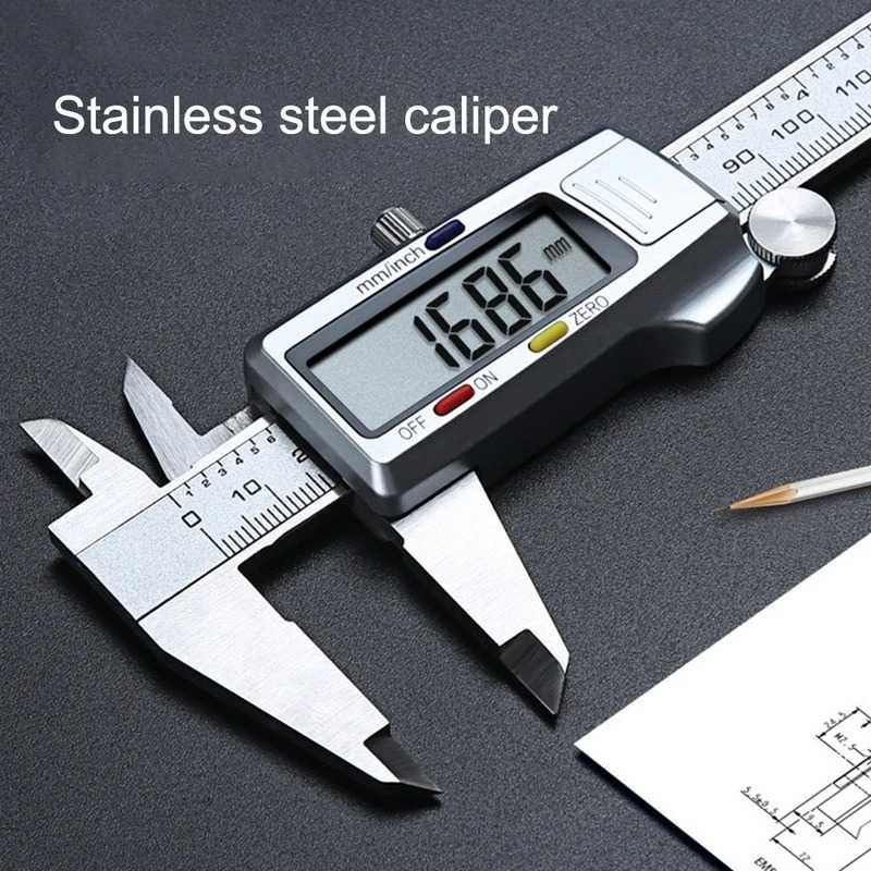 Jangka Sorong Kaliper Sigmat Digital Stainless 150mm / Jangka Sorong Sketmat Sigmat Sikmat Vernier Caliper Kaliper Mikrometer Digital Analog Besi Lcd Stainless Steel Stenlis Stainles Terkiro Panjang Insize Pertukangan / Alat Ukur Pengukur Panjang Caliper