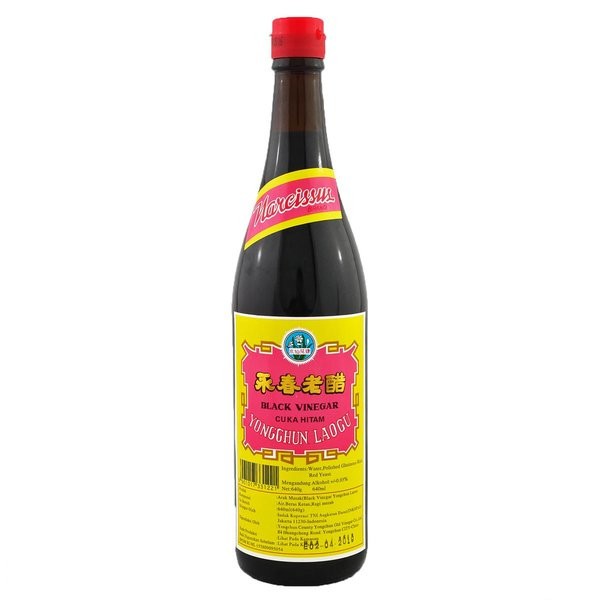 Cuka Hitam Narcissus Black Vinegar 640ml/Yongchun Laocu