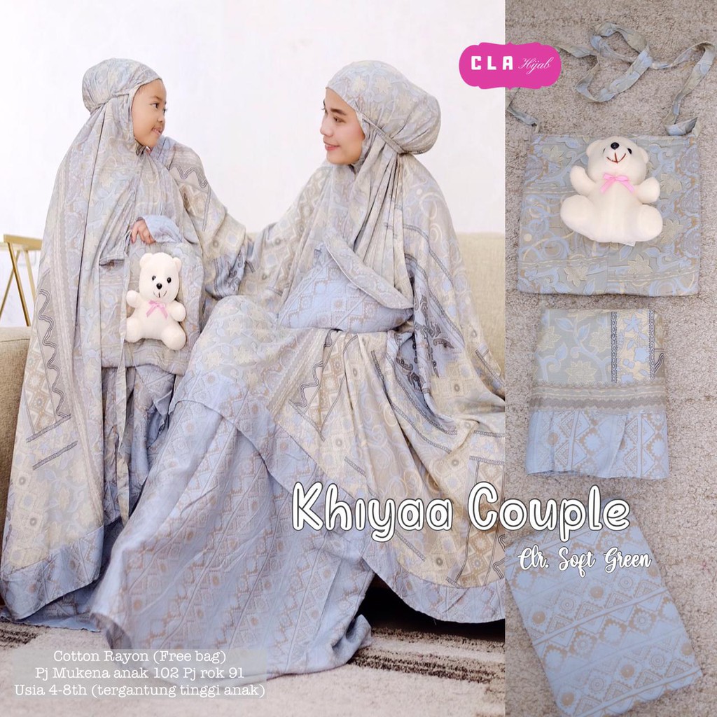 mukena anak perempuan / mukena couple ibu dan anak / mukena anak / mukena perempuan / fashion READY