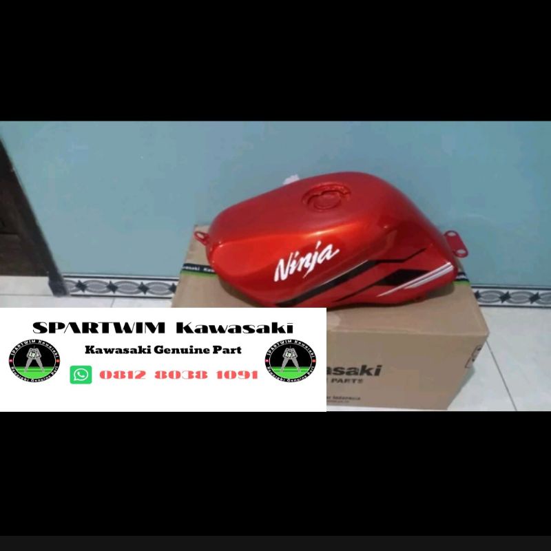 Tanki tangki tengki bensin orange oren 2015 Ninja 150 RR NEW original kawasaki