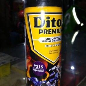 Cat Pilok Diton Premium 9215 MAGENTA BLUE 400ml . TAHAN BENSIN