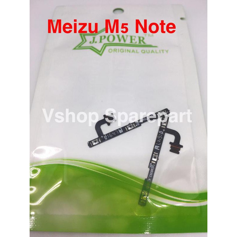 Flexi Flexibel Flexible Power On Off Volume Meizu M5 Note