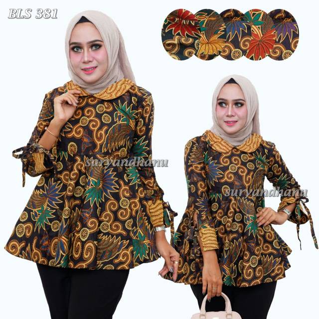 Blus Batik Payung Bls 381 By Suryandhanu