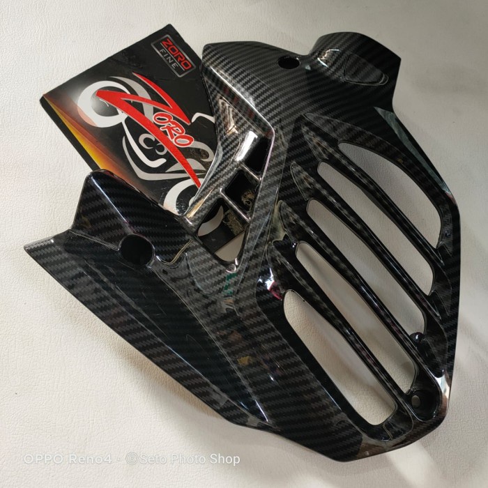 cover radiator NEW NMAX 2020 2021 karbon hitam kilap