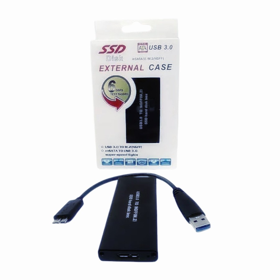 CASING SSD M2 KE USB 3.0 EXTERNAL CASE ENCLOSURE SSD M2 TO USB 3.0