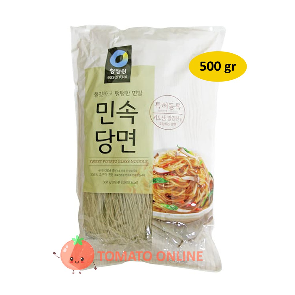 Daesang Chung Jung One Sweet Potato Glass Noodle Japchae Soun Vermicelli 500 gr 500gr