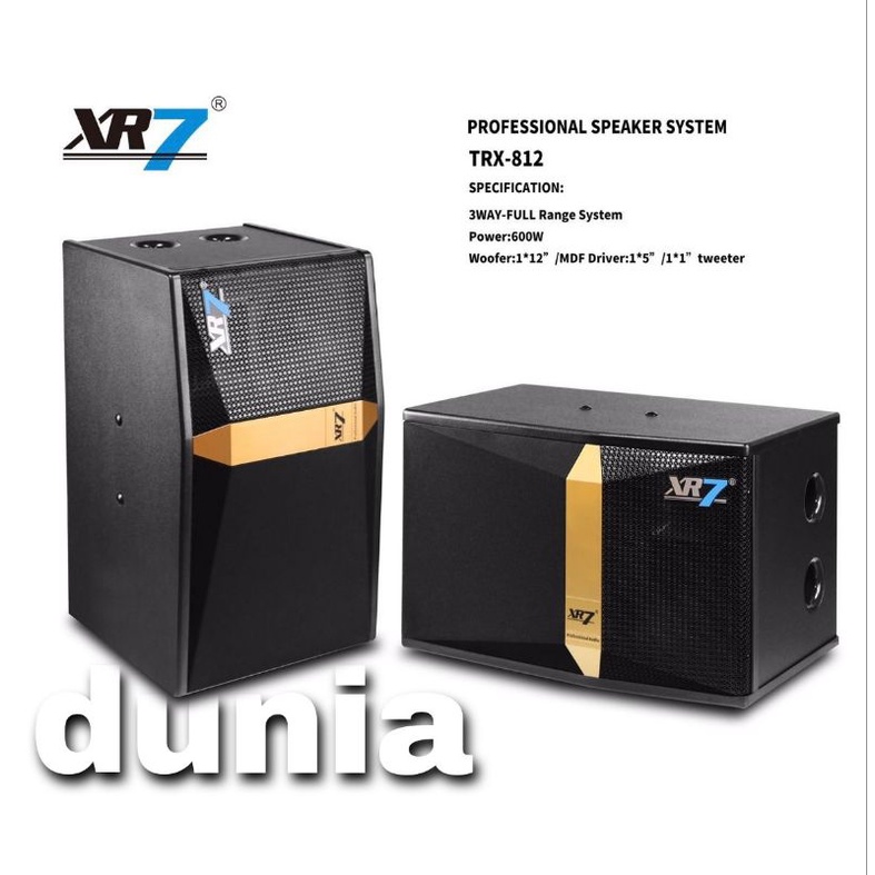 Speaker Karaoke Pasif XR7 TRX 812 Original 12 inch XR7 TRX812