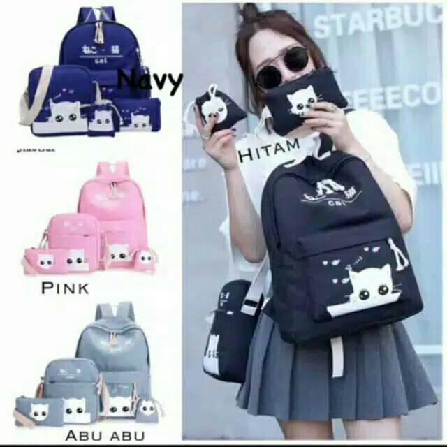 Tas wanita fashion/ransel kids wanita set anak perempuan