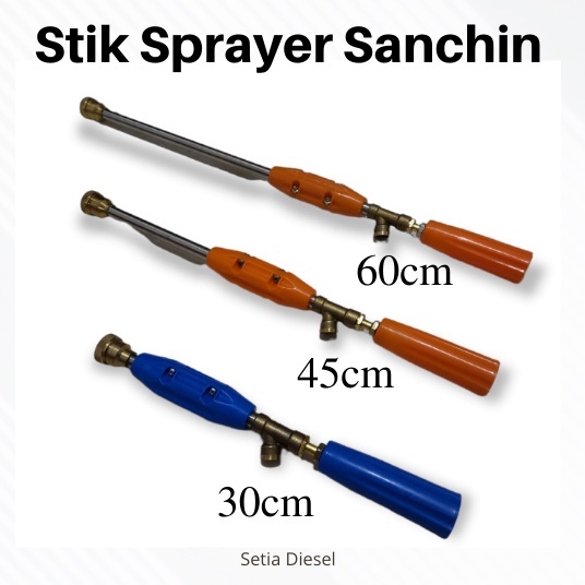 Stik Sprayer Elektrik Gun Sprayer Sanchin Kuningan Alat Semprotan Cuci Motor Steam Washer Hose Gun