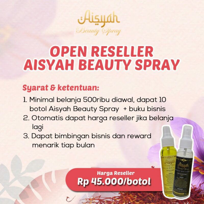 Paket Reseller Aisyah Beauty Spray