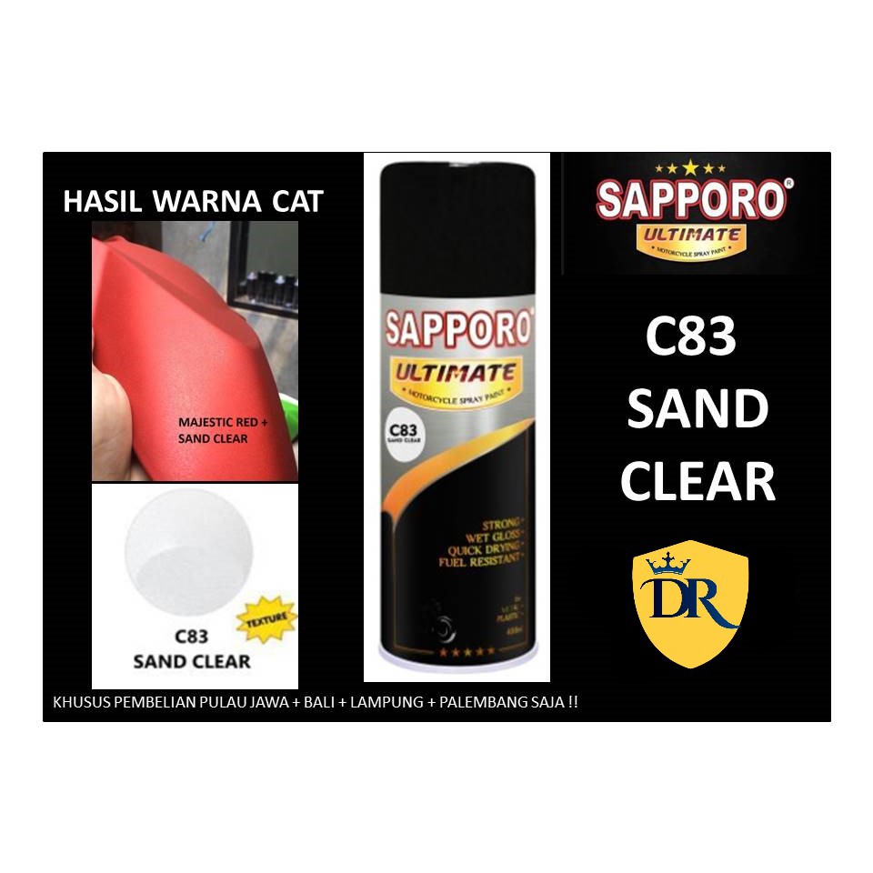 Sapporo Ultimate C83 Sand Clear / Pernis